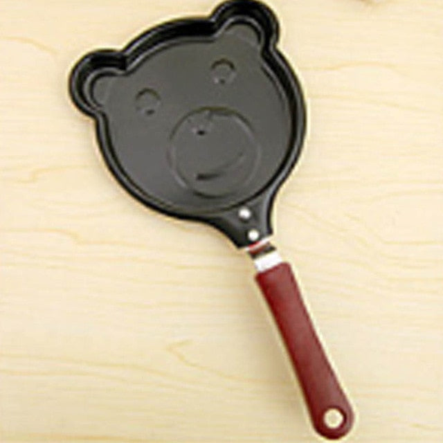 Cute Shaped Egg Mould Pans Nonstick Stainless Mini Breakfast Egg Frying Pans Cooking Tools Steel Kitchen Accessoories