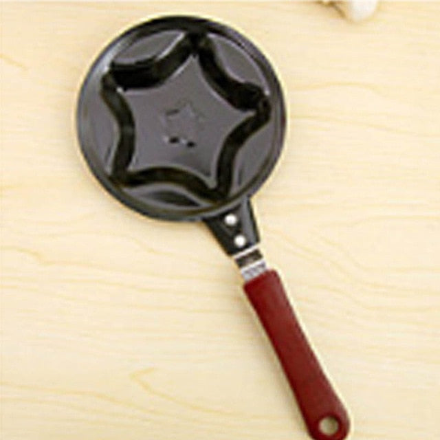 Cute Shaped Egg Mould Pans Nonstick Stainless Mini Breakfast Egg Frying Pans Cooking Tools Steel Kitchen Accessoories