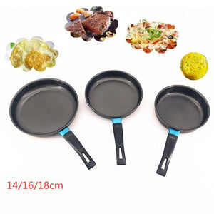 Household small frying pan pan pancake pot mini 14/16/x18cm non-stick fried egg pot induction cooker universal