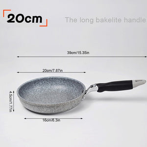 ICESTCHEF Japanese Style Rice Stone Pan Non-stick Frying Pan With Anti-Scalding Handle Frying Pan Cooker Kitchen Tools