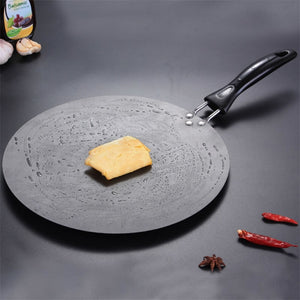 QueenTime 30cm Kitchen Griddle Pan Non-stick Grill Pans Cast Iron Omelet Crepe Pan Round Cookware For Induction And Gas Stove